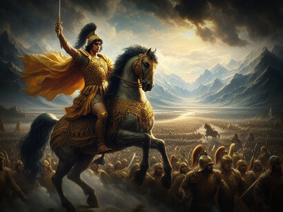 Alejandro Magno buscó acoplar los tan distintos pueblos que conformaban su nuevo imperio, mezclando sus culturas