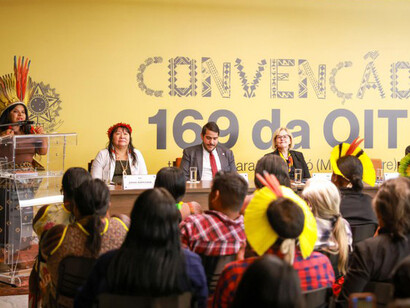 Convenção sobre a Organização Internacional do Trabalho que reuniu lideranças indígenas do Povo Kayapó e teve o documento traduzido para a língua Mebengôkré-Kayapó