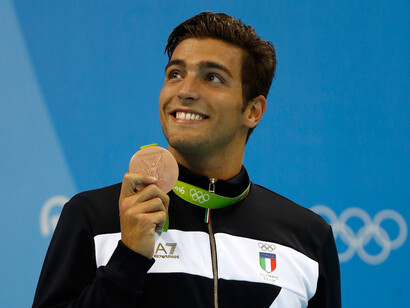 Gabriele Detti, medaglia di bronzo nei 400 metri stile libero