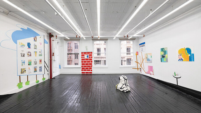 David Humphrey, Anecdote, exhibition view. Courtesy of Kate Werble Gallery