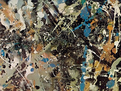 Jackson Pollock. Number 1 (Lavender Mist) (detail)