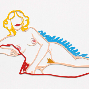 Tom Wesselmann, Rosemary lying on one elbow, 1989. Avec l'aimable autorisation de Galerie Lelong & Co