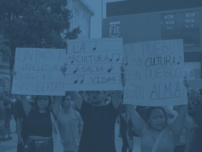 Protesta del sector cultural contra el gobierno de Rodrigo Chaves, Costa Rica