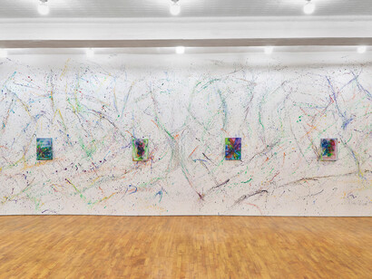 Héloïse Chassepot, Splash, exhibition view. Courtesy of Tara Downs Gallery