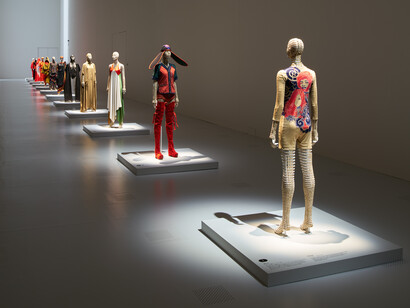 "MIYAKE ISSEY EXHIBITION: The Work of Miyake Issey", installation view at the National Art Center, Tokyo, Photo: Masaya Yoshimura