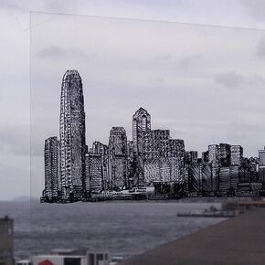 Marie-Jeanne Hoffner, Singapour/Hobard 2 (2/5), 2007, Tirage diasec collé sur aluminium et contrecollé sous acrylique © DR Marie-Jeanne Hoffner