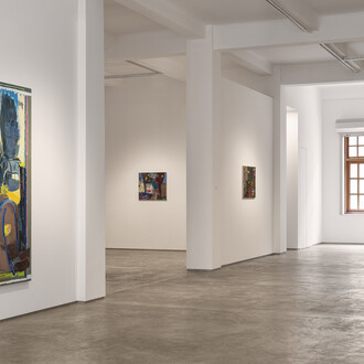 Sangram Majumdar, Bad actors, exhibition view. Courtesy of Galerie Mirchandani + Steinruecke