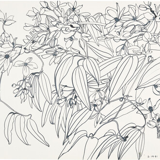 Ruth Asawa, Bouquet de la Saint-Valentin d'Adam (PF.555) [Valentine Bouquet from Adam (PF.555)], 1991. 
Avec l'aimable autorisation du Musée Guggenheim de Bilbao