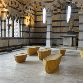 Wolfgang Laib, Somewhere else, Chiesa della Spina. Foto di Nicola Gronchi