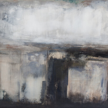 Ken Browne, Mountains lie in Dark, 95 x 115 cm