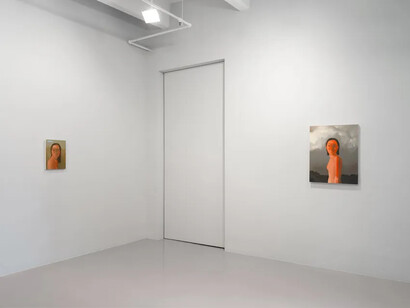 Na Kim, Blue, exhibition view. Courtesy of Nicola Vassell Gallery