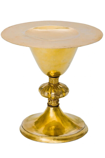 Chalice and paten. Courtesy of Moscow Kremlin Museum