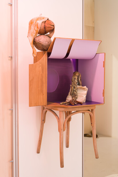 Diego Bianchi, Théâtre erreur, vue d’exposition. © François Doury, avec l'aimable autorisation de l'artiste et de la Galerie Jocelyn Wolff