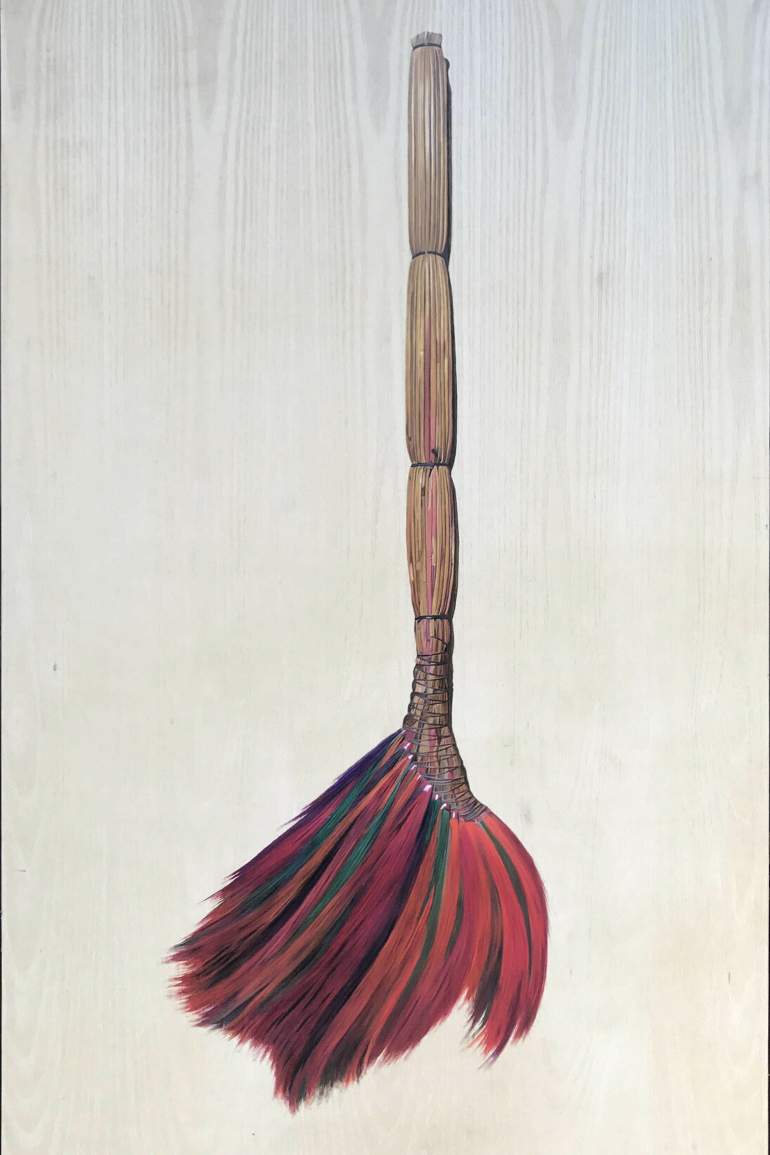 Nona Garcia, Planted 8, 2017, Oil on wood, 114 × 61 cm. Courtesy of Arndt Art Agency A3