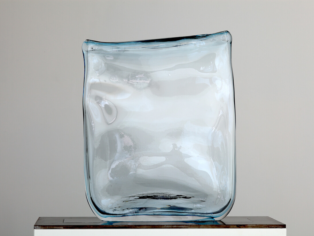 Laura de Santillana, Light Blue (2013), 104.5 x 117 x 7 cm © the artist, Photo Fabio Zonta