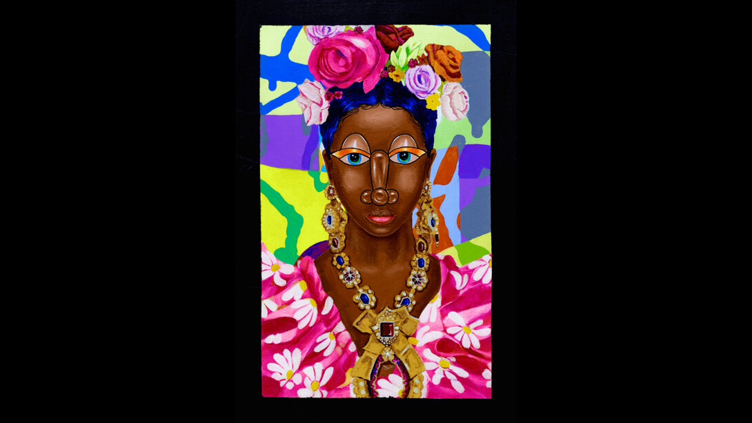 Samson Bakare, Portrait of Mimi. Courtesy of Dorothy Circus Gallery
