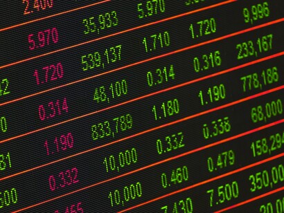 A stock exchange board. Economic outcomes can vary widely depending on the specific circumstances of each recession