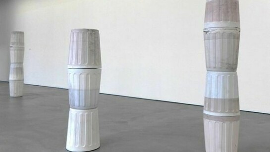 Clare Kenny, Ionic and Corinthian, 2011, Plaster, pigment, 75 x 70 x 30 cm