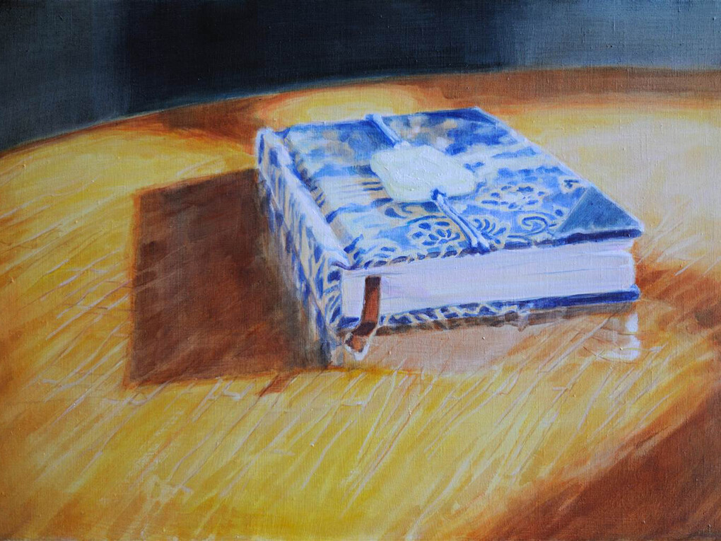Asta Caplan, Correspondence of Time IV, Oil on Canvas, 17" x 22"