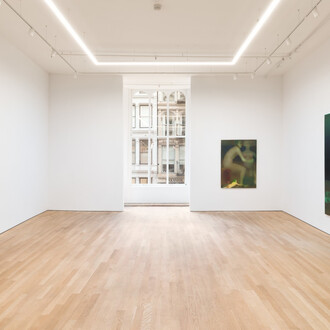 Elizabeth Glaessner, Running water, exhibition view. Courtesy of P·P·O·W 