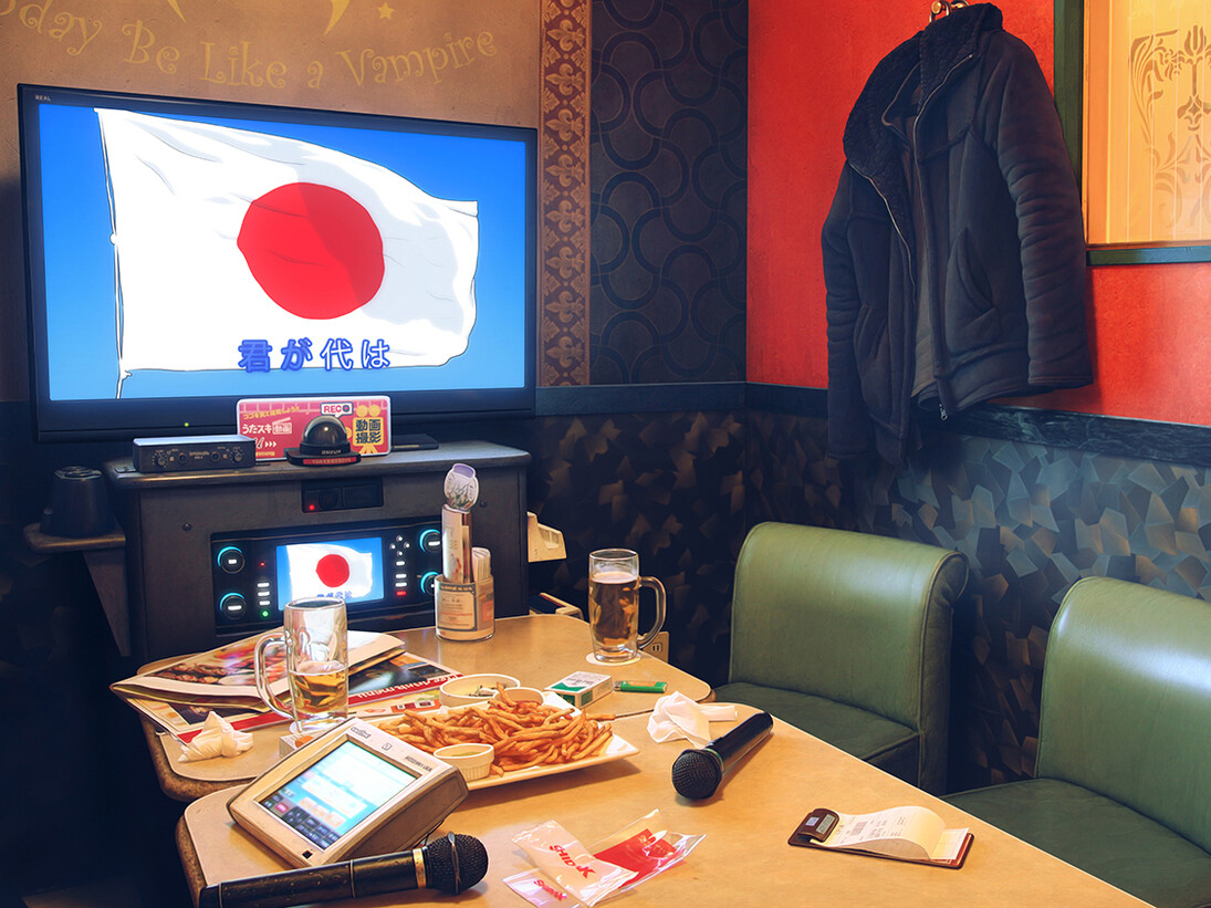 Masahura Sato [Japenese, b. 1973], Still from Calling, 2014, Full high definition Blu-ray Disc and quick
time single channel animation, Total run time: 10 minutes; 30 seconds, Edition of 3. Courtesy of Imura Art Gallery, Friedman Benda, and the Artist