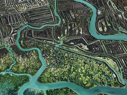 Edward Burtynsky, Salinas #3, Càdiz, Spain 2013
© Edward Burtynsky, courtesy Admira, Milan / Galerie Springer Berlin / Metivier Gallery, Toronto