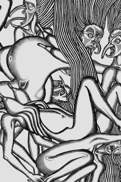 Creature femminili ammassate II © Roberta Kali Agostini