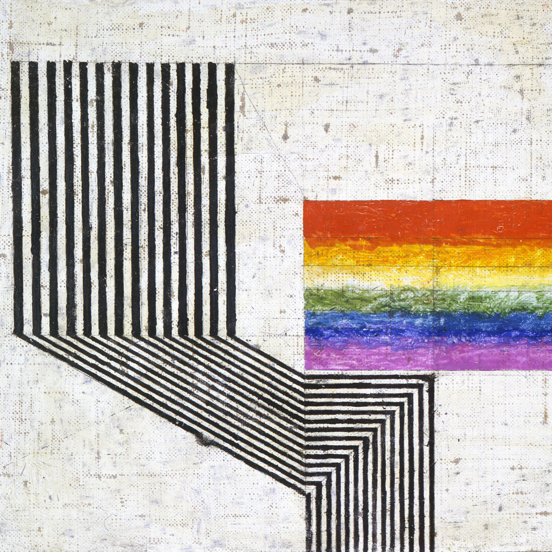 Osvaldo Licini, Ritmo, 1933, dettaglio, olio su tela, 21 x 29 cm, Courtesy Museo Villa Croce