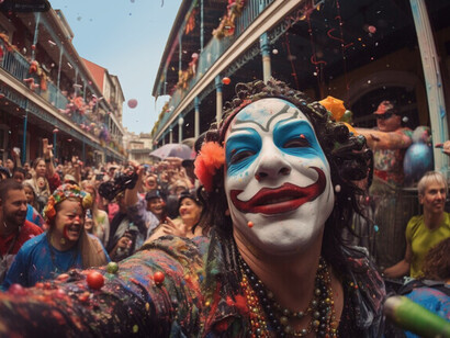 En el transcurso de los años cuarenta y cincuenta, se vivió también otra de las épocas doradas del carnaval, el cual era protagonizado por los vecindarios de los distintos barrios de la ciudad.  Carnaval de Corrientes, Argentina