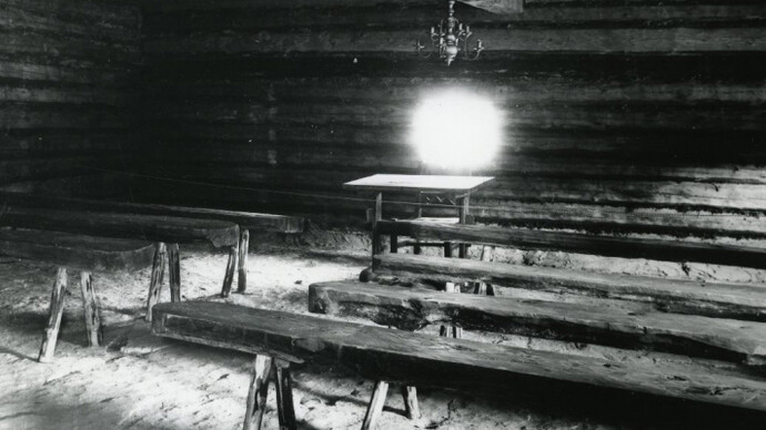 Moravian Church prayer house. Courtesy of Estonian Open Air Museum