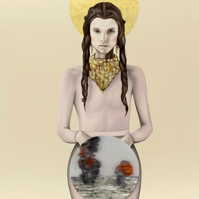  Sandra Ackermann, Heilig-für immer, Öl auf Leinwand, 2014, 150 x 190 cm