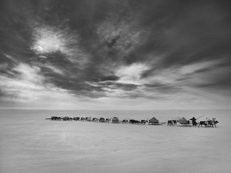 Sebastião Salgado, Siberia, Russia, 2011, stampa ai sali d’argento, 60 x 90 cm, courtesy Sebastião Salgado / Contrasto Galleria, Milano