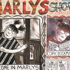 The Marlys Show, 2016, Exhibition Poster. Courtesy of Adam Baumgold