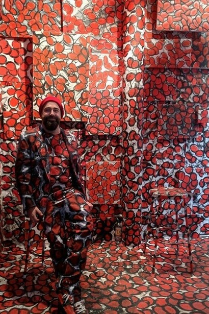Johnny Thornton in his studio
