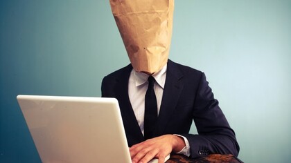 Internauta tratando de preservar su anonimato