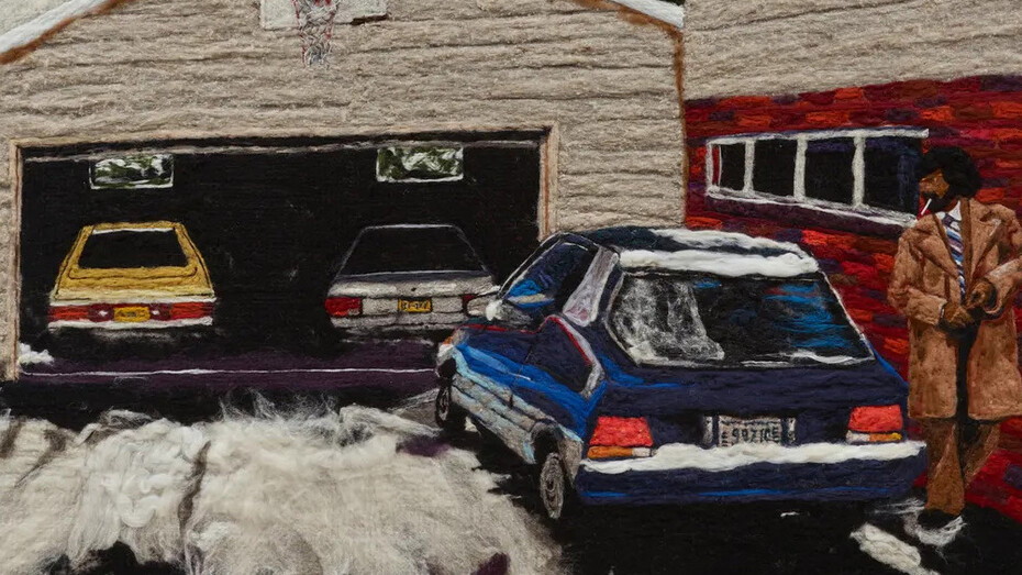 Melissa Joseph, 647 Evergreen Rd (detail), 2026. Courtesy of Charles Moffett Gallery