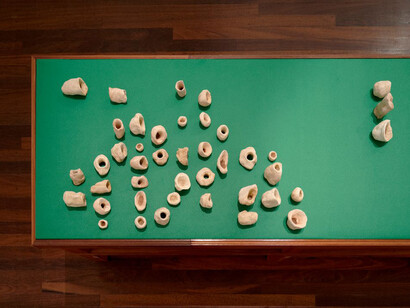 Border chronicle, exhibition view. Courtesy of Goolugatup Heathcote 