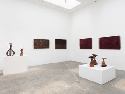 Sarah Rosalena, Unending spiral, exhibition view. Courtesy of Blum Gallery