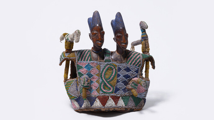 Bead art from Africa. Courtesy of Museum Rietberg