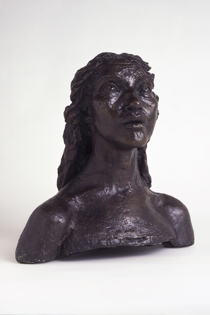 Jacob Epstein (1880-1959), First Portrait of Kathleen, 1921, Bronze