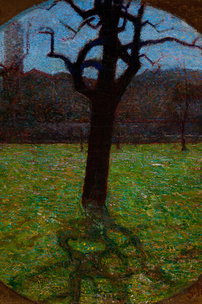 "L’Albero" di Giuseppe Pellizza da Volpedo. Pinacoteca "Il Divisionismo" di Tortona