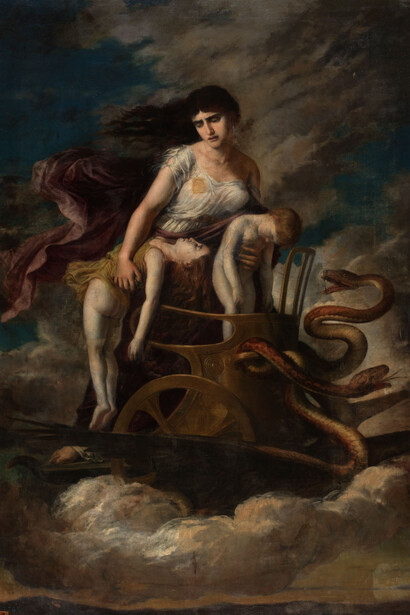 Germán Hernández Amores, Medea sul carro dorato