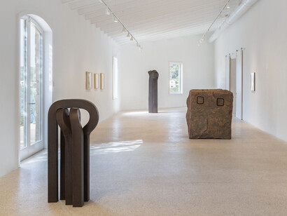 Eduardo Chillida, Chillida in Menorca, exhibition view. Courtesy of Hauser & Wirth Gallery