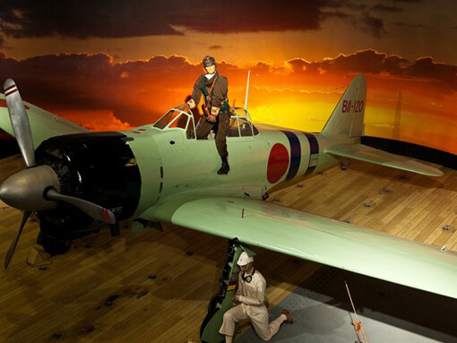 Mitsubishi A6M2 Model 21 Type 0. Courtesy of Pearl Harbor Aviation Museum
