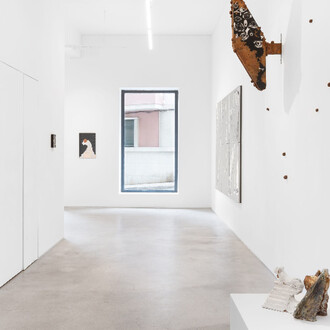 Various artists, Homesick for another world, exhibition view. Courtesy of Madragoa Gallery