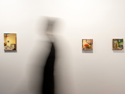 Carlos Sagrera, Antropoceno, vista de exhibición. Cortesía de la Galería Rafael Pérez Hernando