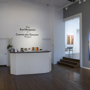 The Karl Benjamin X Comme des Garçons Project. Courtesy of Louis Stern Fine Arts