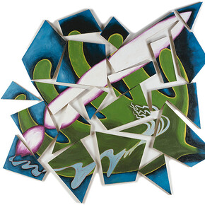 Oil on 22 canvases, 9 feet 7 inches x 10 feet 4 inches. Purchase: acquired through the generosity of the William T. Kemper Foundation—Commerce Bank, Trustee, 2000.19.A-V. This work is copyrighted. Contact Artists Rights Society (ARS), New York.