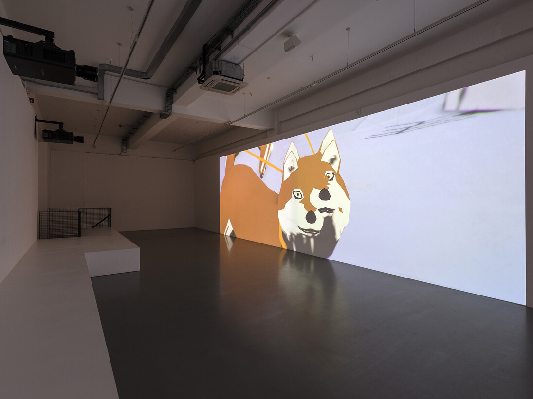 Ian Cheng, Emissary Forks at Perfection, 2015, Live simulation, infinite duration, Dimensions variable, Edition of 7 plus 3 artist’s proofs, Courtesy of the artist and Pilar Corrias Gallery. Photo: Damian Griffiths