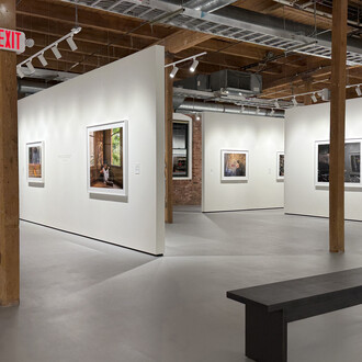Rania Matar, Where do I go لوين روح, exhibition view. Courtesy of Robert Klein Gallery